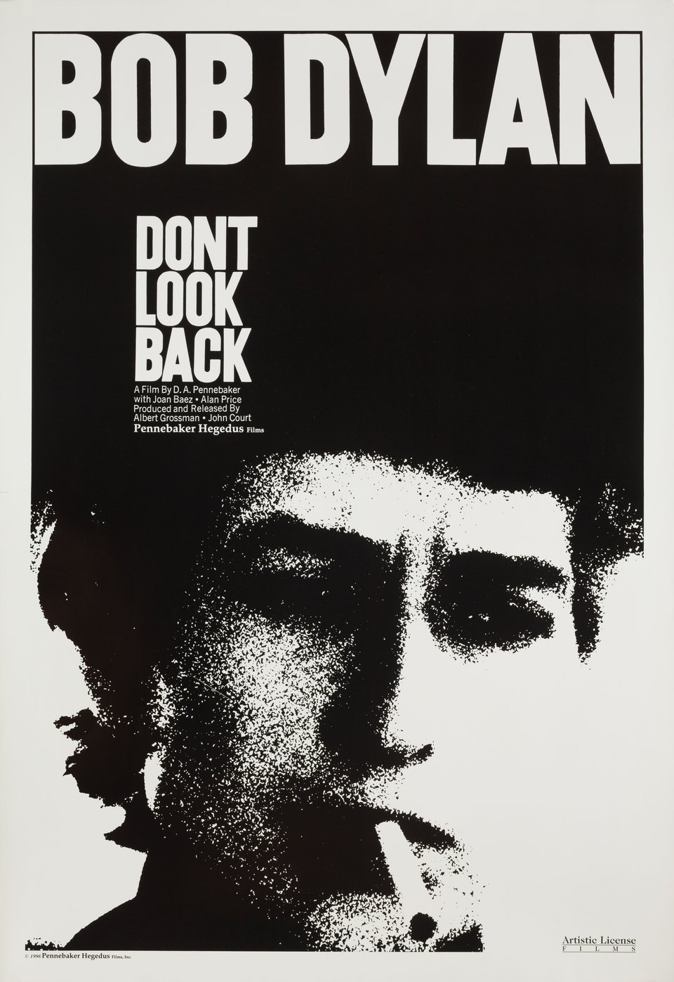 Don't Look Back Original R1983 U.S. One Sheet Movie Poster