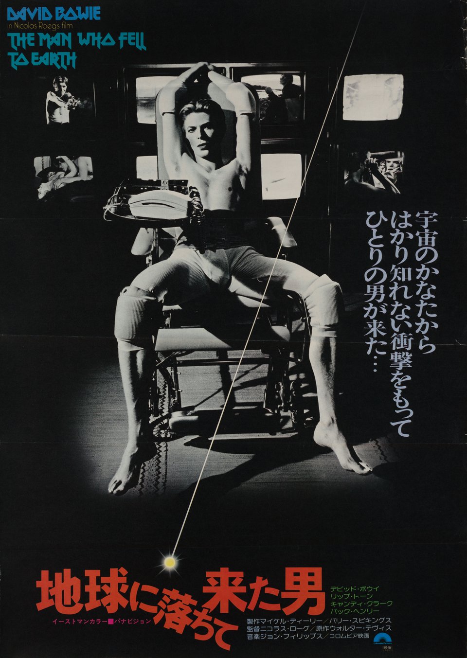 The Man Who Fell to Earth Original 1976 Japanese B2 Movie Poster