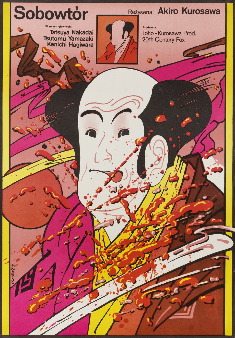 Kagemusha Original 1980 Polish B1 Movie Poster