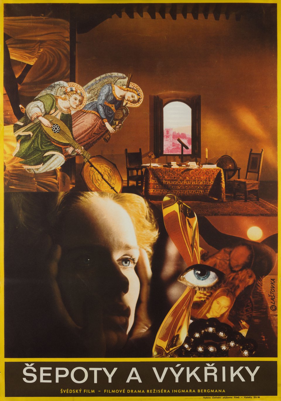 Cries and Whispers Original 1973 Czech A1 Movie Poster