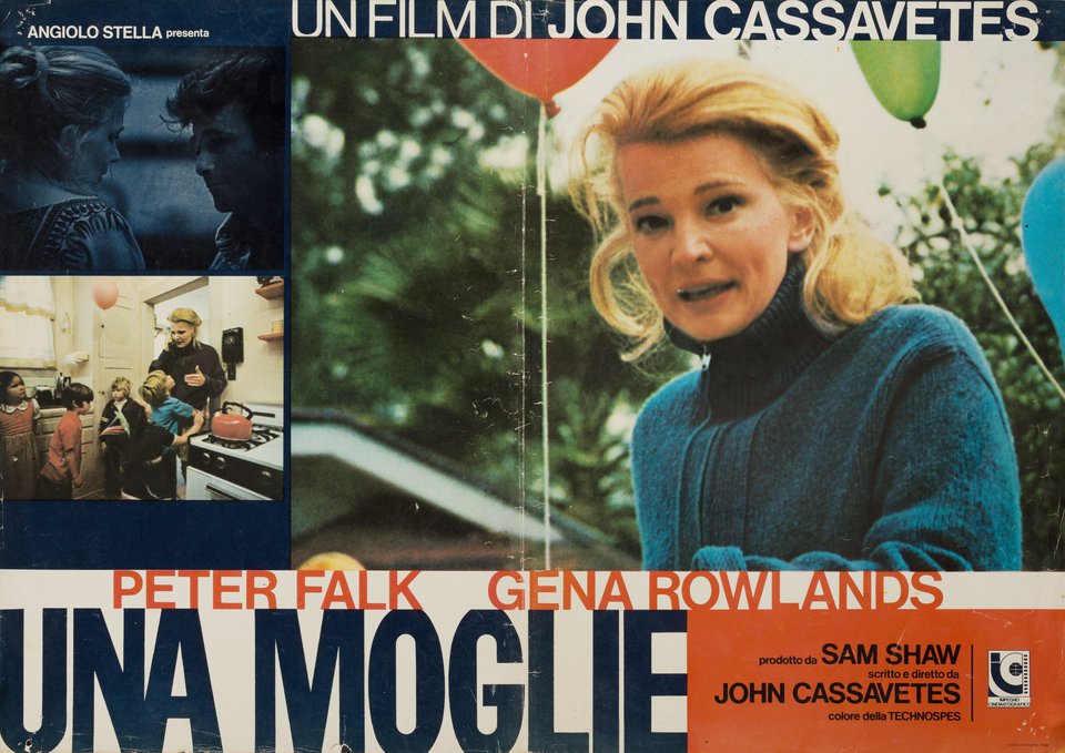 A Woman Under the Influence Original 1974 Italian Fotobusta Movie Poster