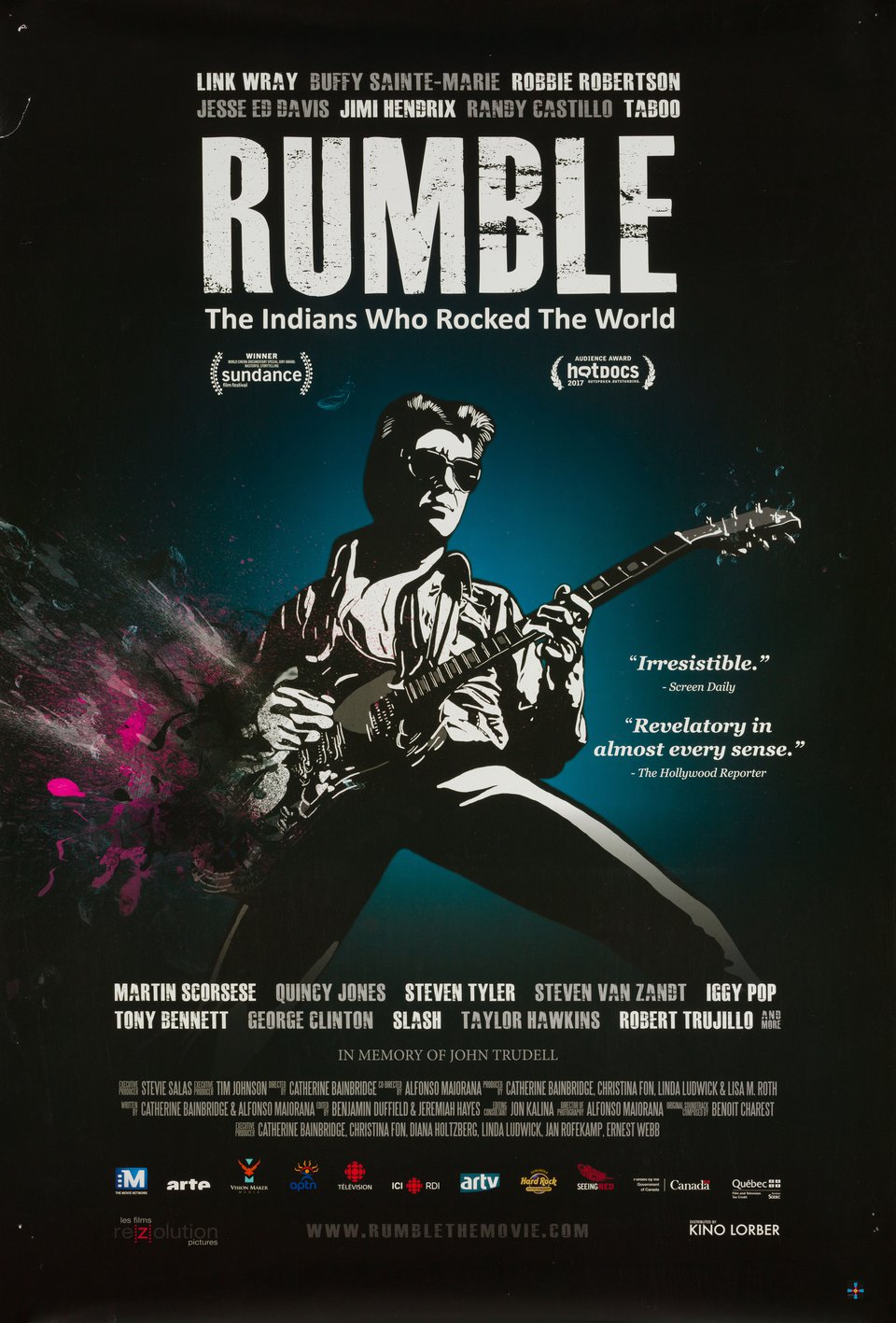 Rumble: The Indians Who Rocked The World Original 2017 U.S. One Sheet Movie Poster