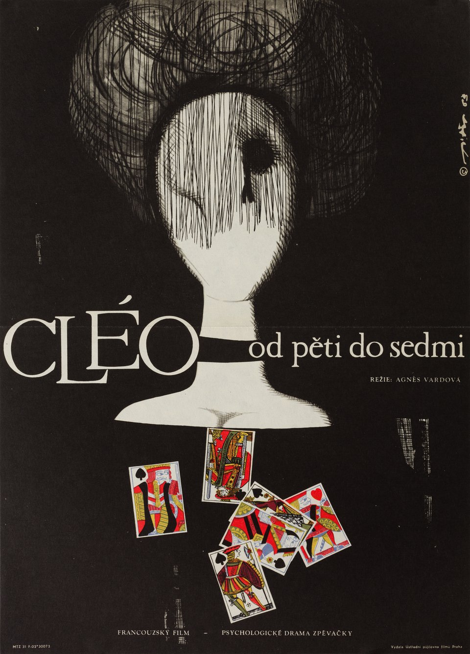 Cleo from 5 to 7 Original 1963 Czech A3 Movie Poster