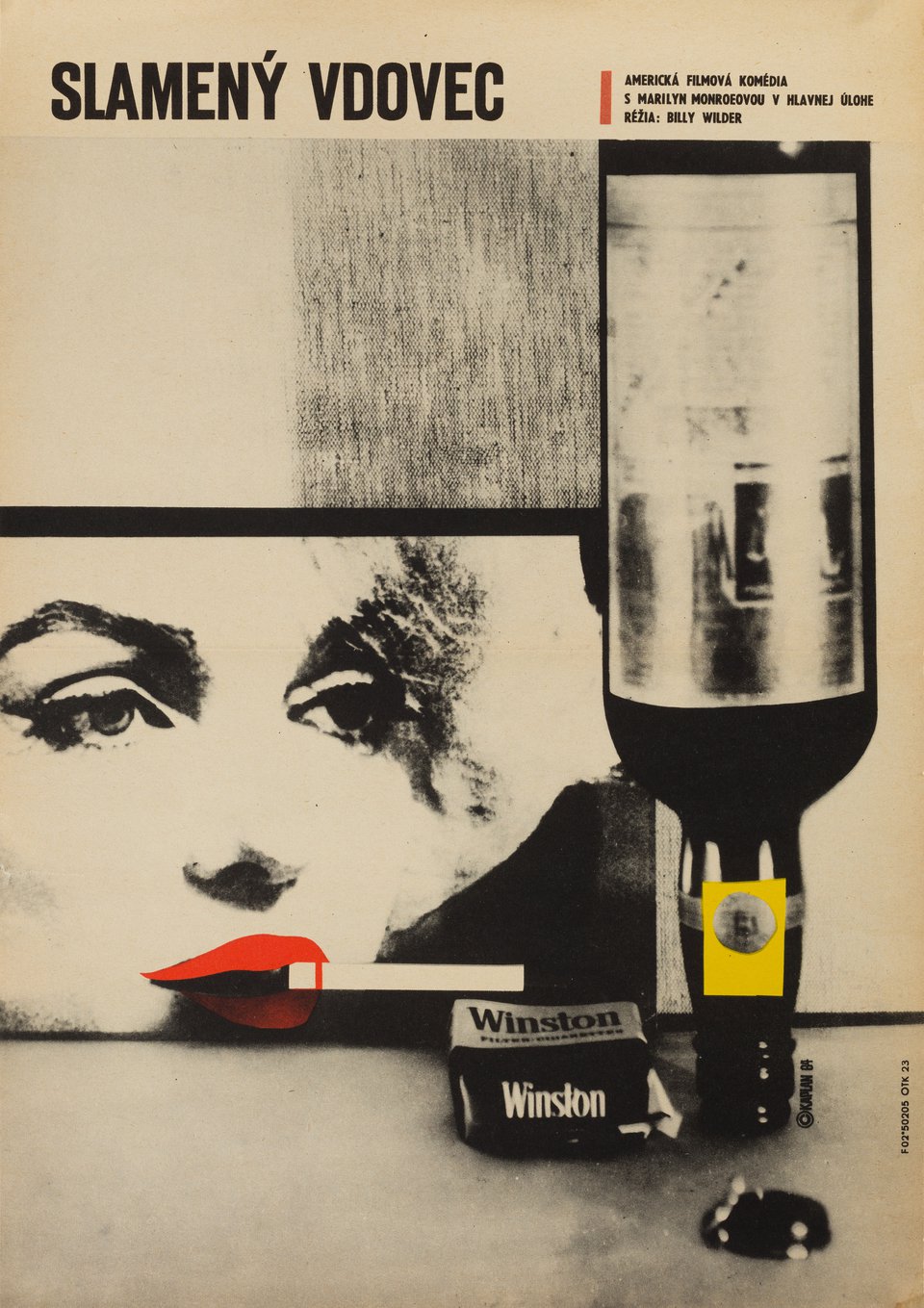 The Seven Year Itch Original 1964 Slovakian A3 Movie Poster
