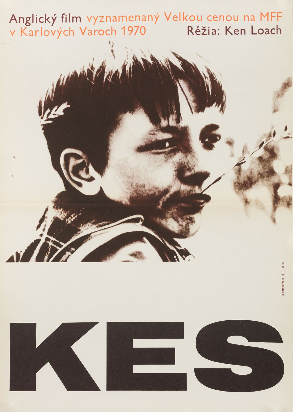 Kes Original 1971 Slovakian A3 Movie Poster