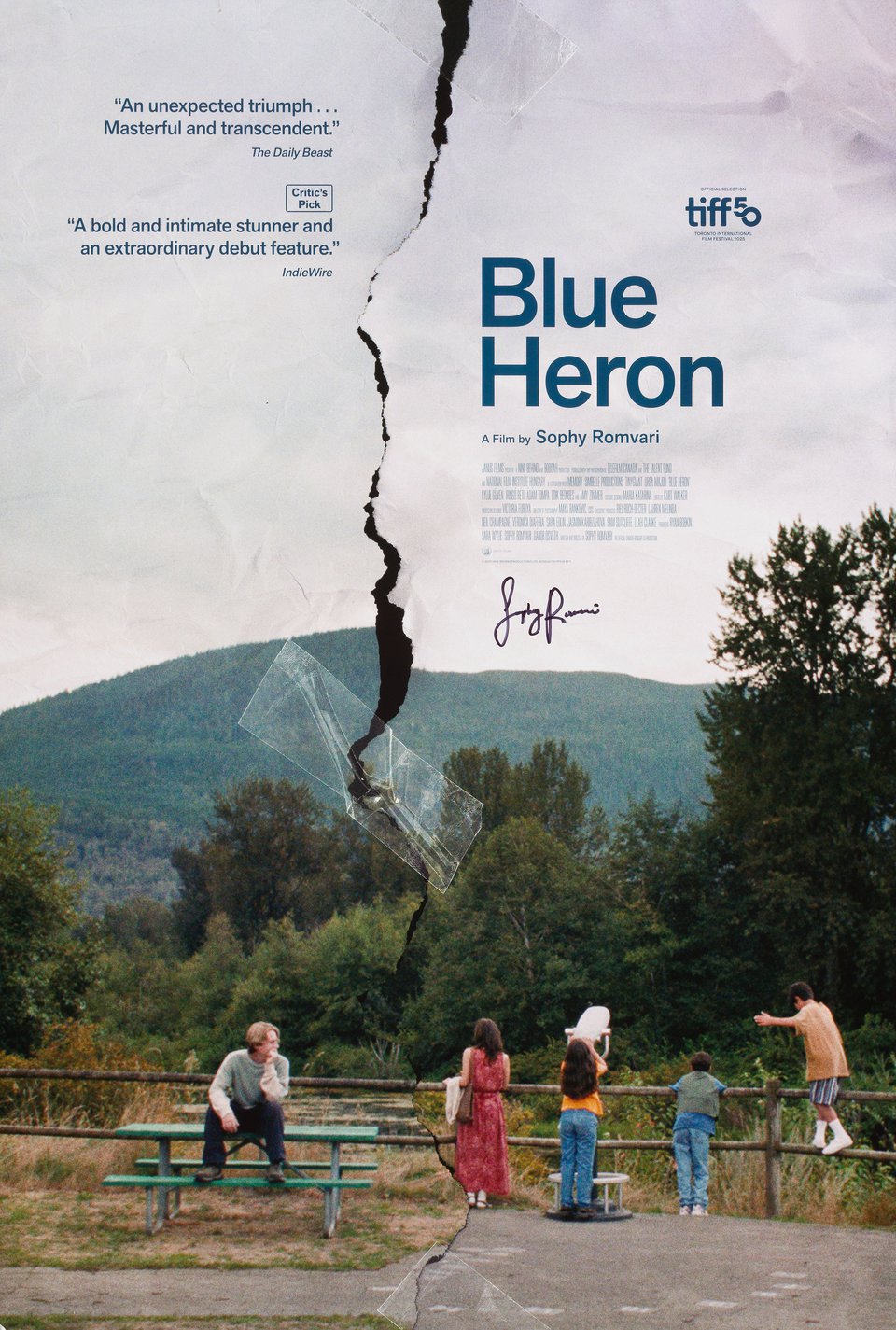 Blue Heron Original 2026 U.S. One Sheet Movie Poster Signed by Sophy Romvari