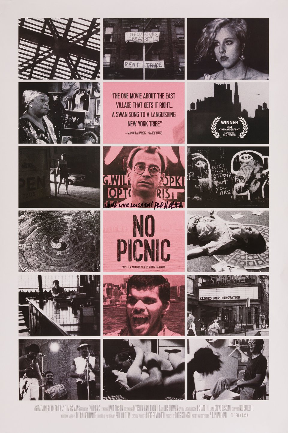 No Picnic Original 2025 U.S. One Sheet Movie Poster Signed by Philip Hartman