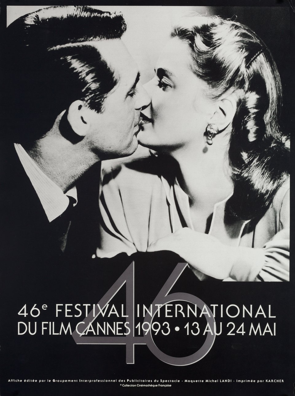 46th Cannes Film Festival Original 1993 French Moyenne Poster