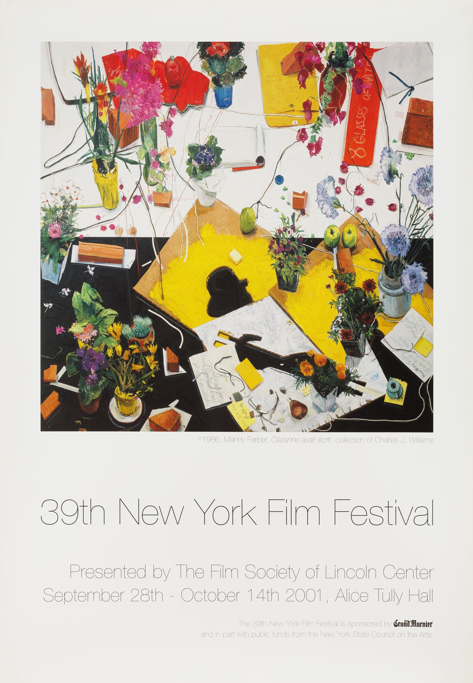 39th New York Film Festival Original 2001 U.S. One Sheet Poster