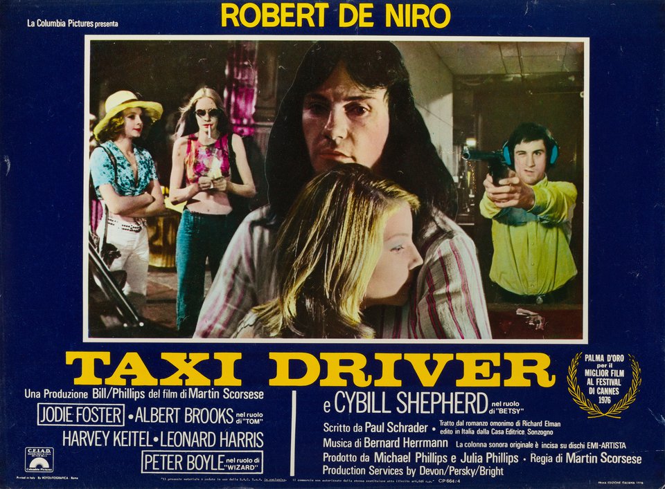 Taxi Driver Original R1970s Italian Fotobusta Movie Poster