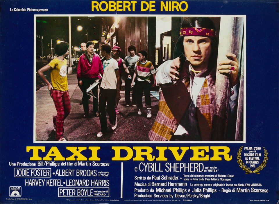 Taxi Driver Original R1970s Italian Fotobusta Movie Poster