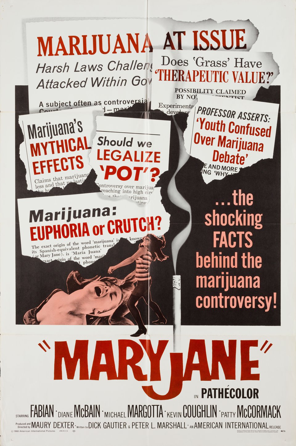 Maryjane Original 1968 U.S. One Sheet Movie Poster