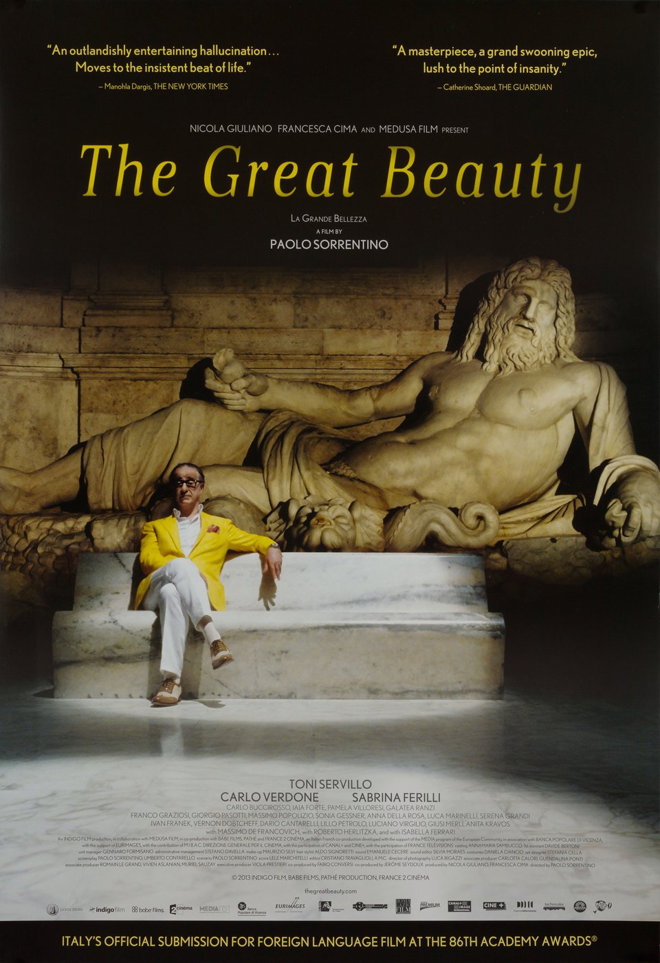 The Great Beauty Original 2013 U.S. One Sheet Movie Poster
