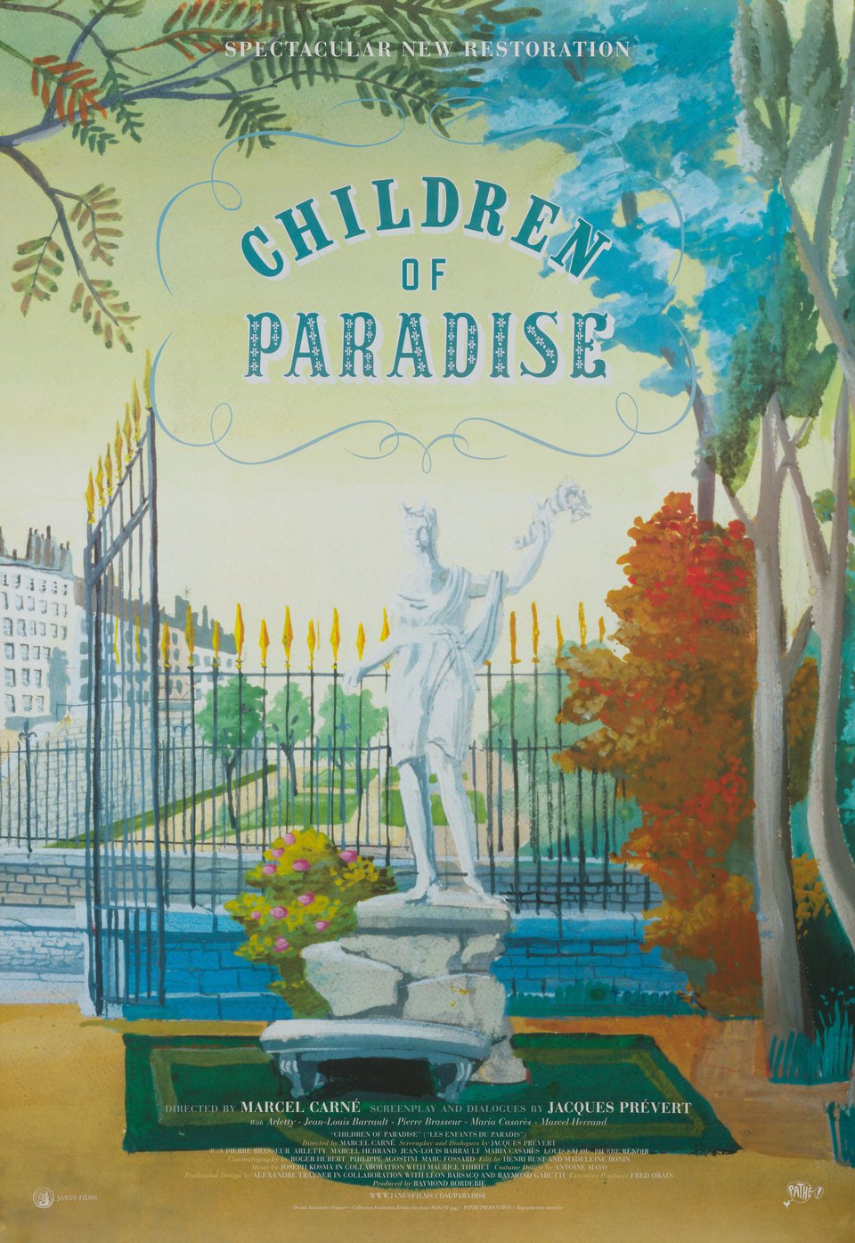 Les Enfants du Paradis Original R2012 U.S. One Sheet Movie Poster