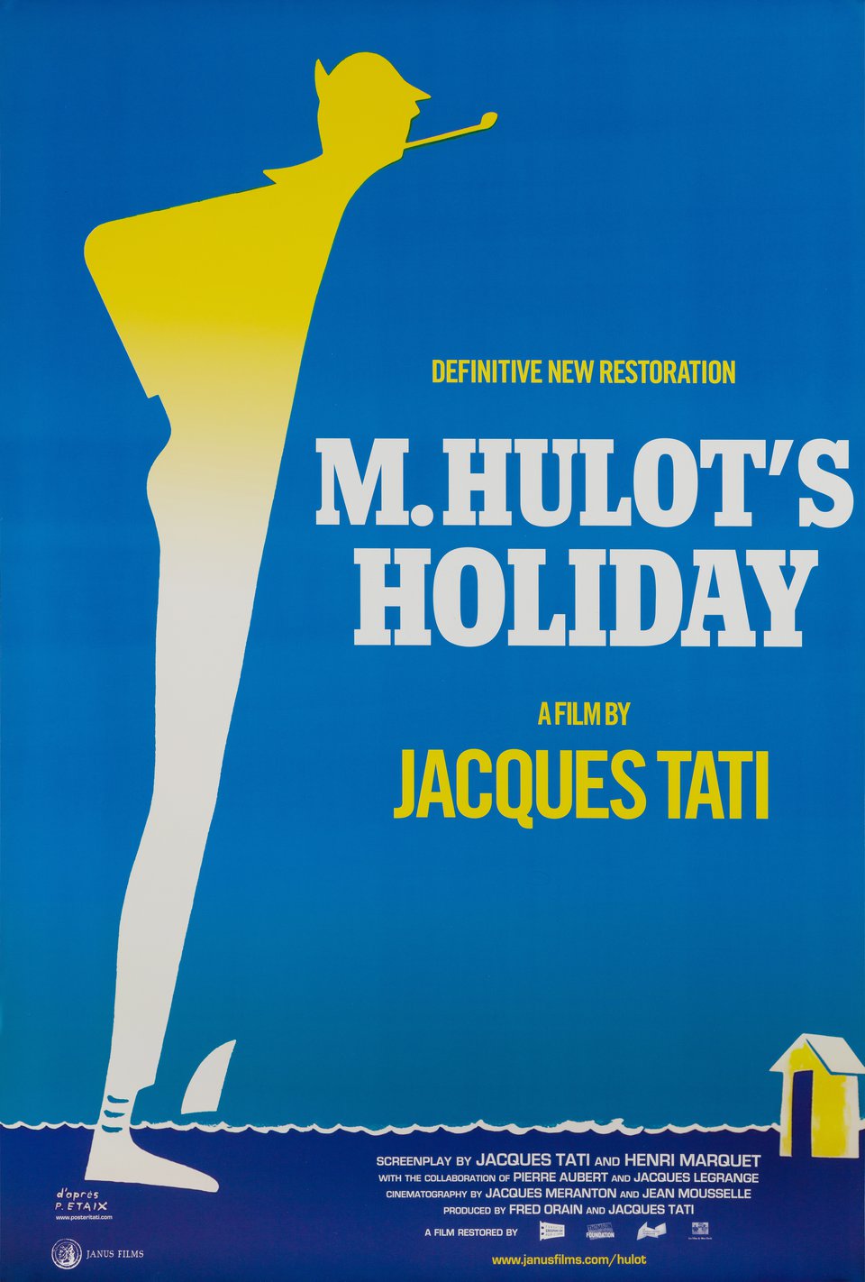 Mr. Hulot's Holiday Original R2009 U.S. One Sheet Movie Poster