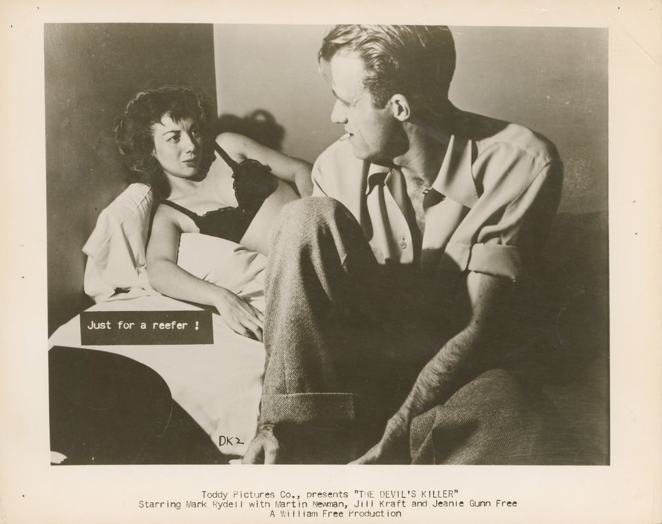 The Devil's Killer: Daring Marihuana Expose Original 1950s U.S. Silver Gelatin Single-Weight Photo