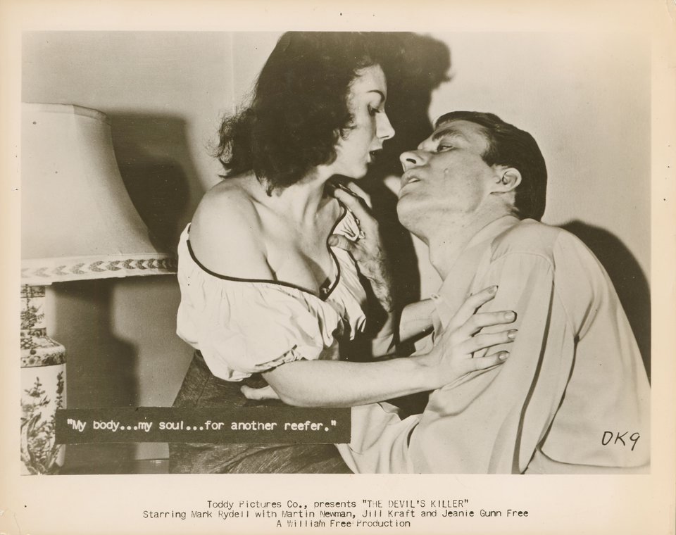 The Devil's Killer: Daring Marihuana Expose Original 1950s U.S. Silver Gelatin Single-Weight Photo