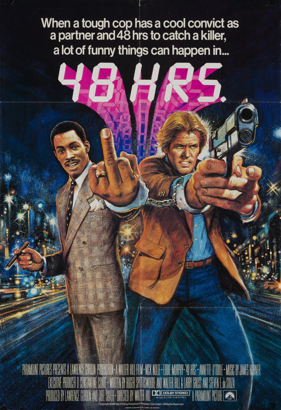 48時間　USオリジナル映画ポスター 48 Hours (1982) Original Movie Posters - Posteritati Movie Poster