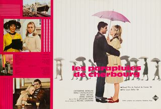 The Umbrellas of Cherbourg Original 1964 Japanese Movie Poster Alternate Image