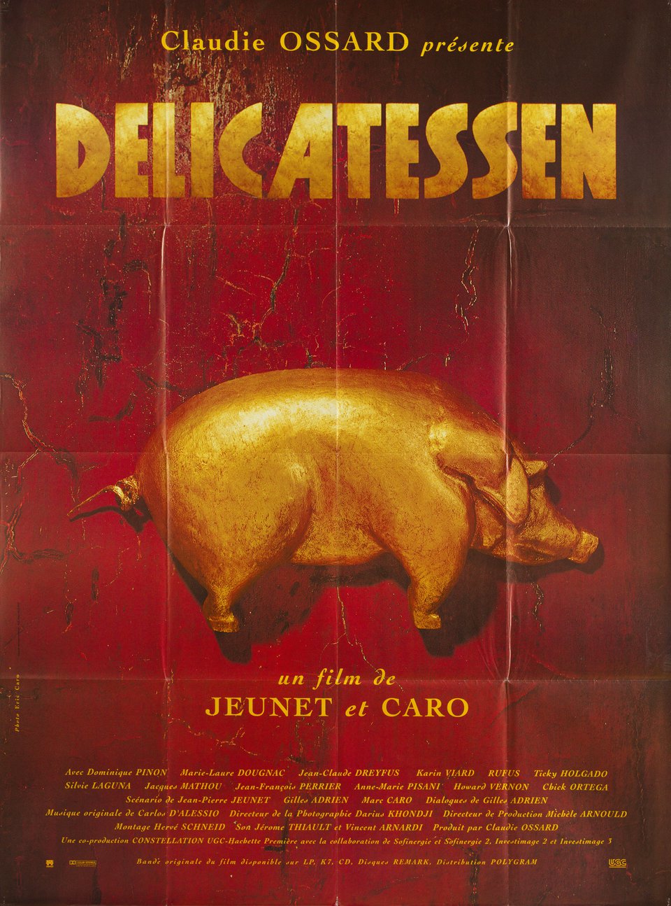 Delicatessen Original 1991 French Grande Movie Poster