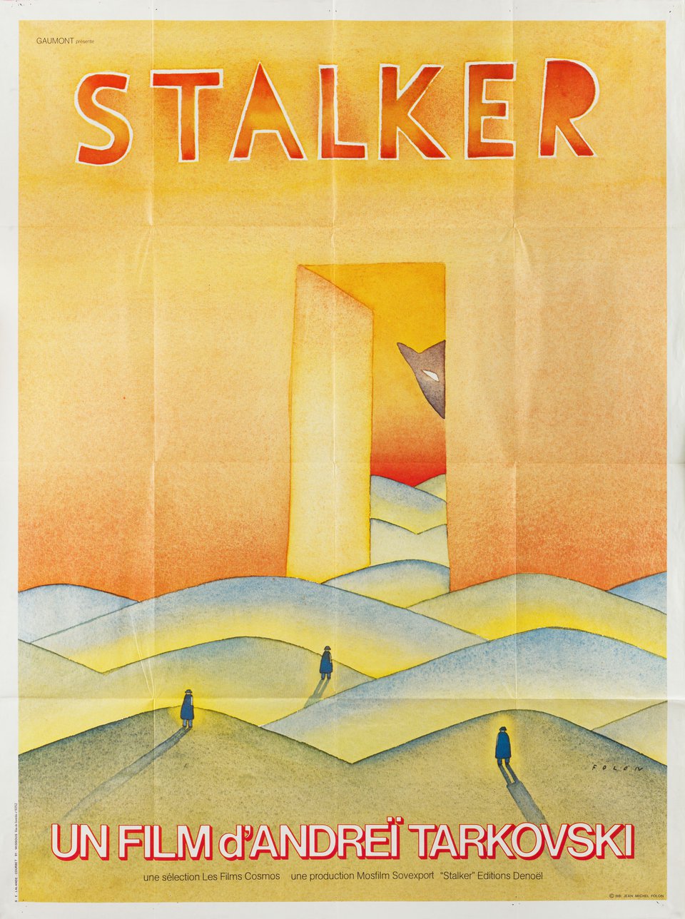 Stalker Original 1981 French Grande Movie Poster