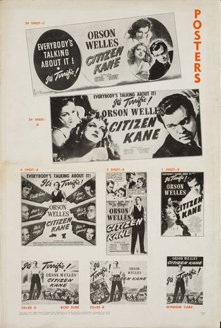 Citizen Kane Original 1941 U.S. Movie Pressbook Alternate Image