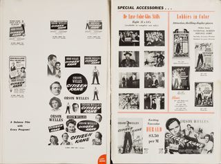 Citizen Kane Original 1941 U.S. Movie Pressbook Alternate Image