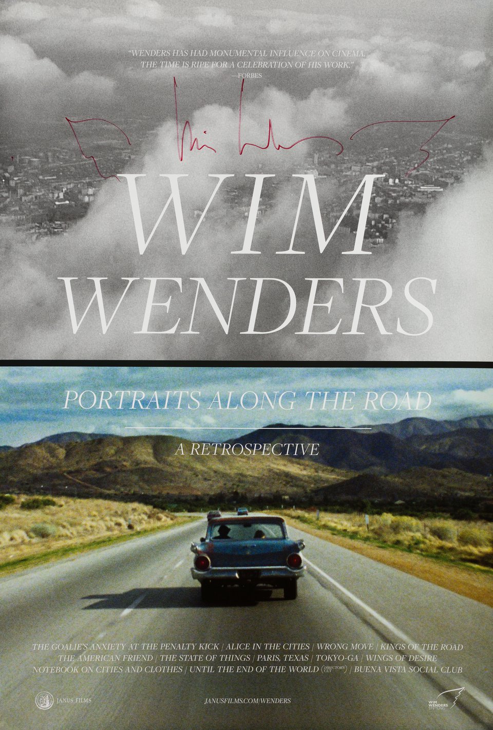 Wim Wenders: Portraits Along the Road