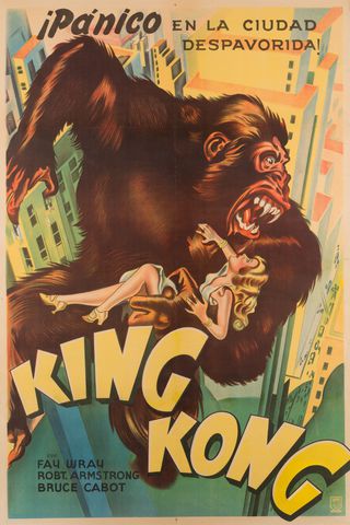 King Kong Original 1933 Argentine Movie Poster Alternate Image