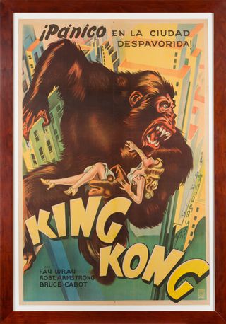 King Kong Original 1933 Argentine Movie Poster Alternate Image