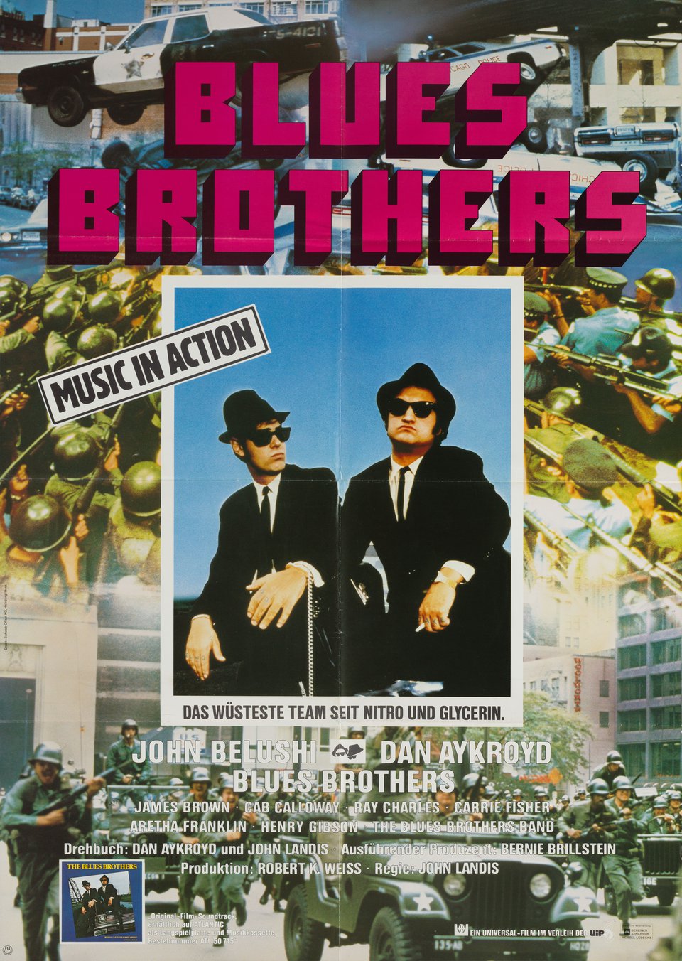 【1980年当時物】ブルース・ブラザーズ オリジナル映画ポスター 1980年当時物】ブルース・ブラザーズ オリジナル映画ポスター 1980年