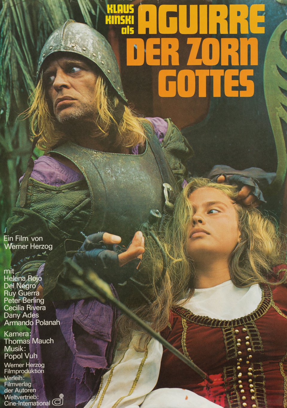 Aguirre, the Wrath of God Original 1972 German A1 Movie Poster