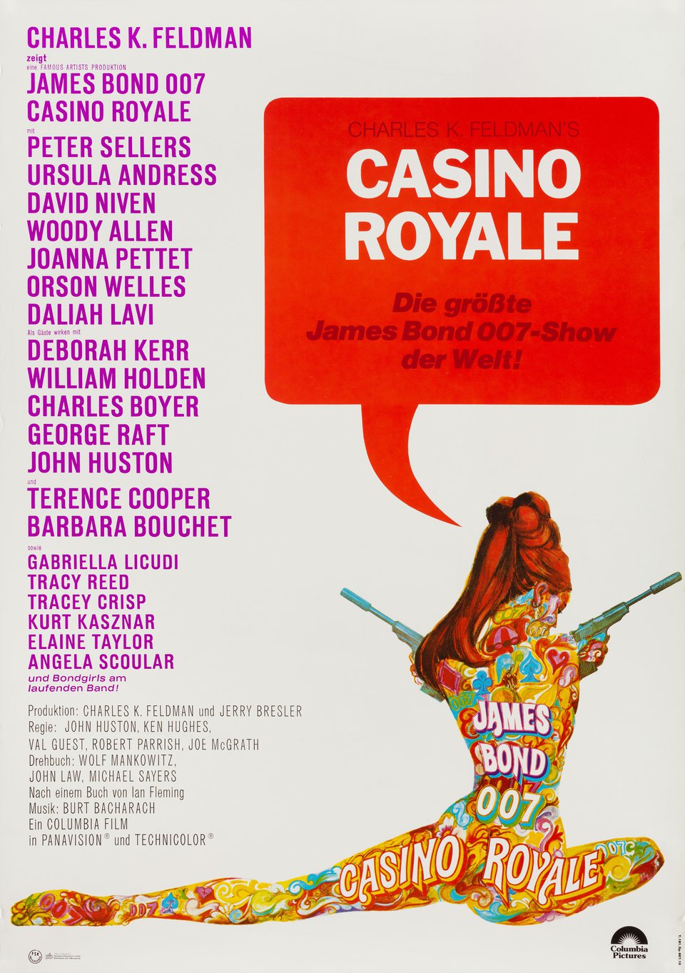 Casino Royale Original R1970s German A1 Movie Poster