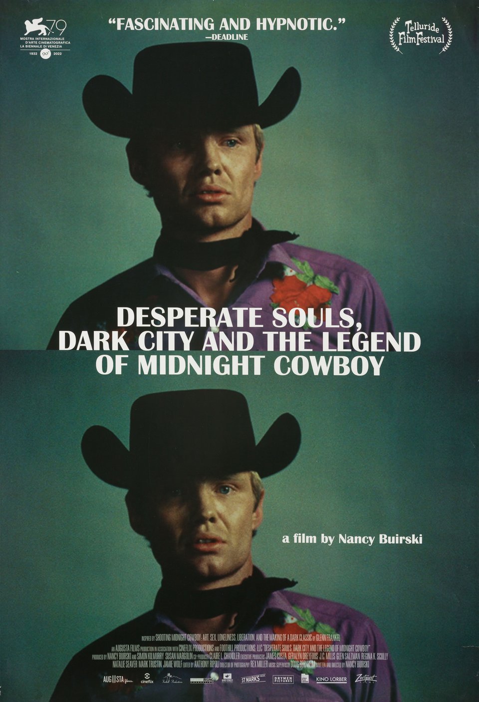 Desperate Souls, Dark City and the Legend of Midnight Cowboy Original 2022 U.S. One Sheet Movie Poster