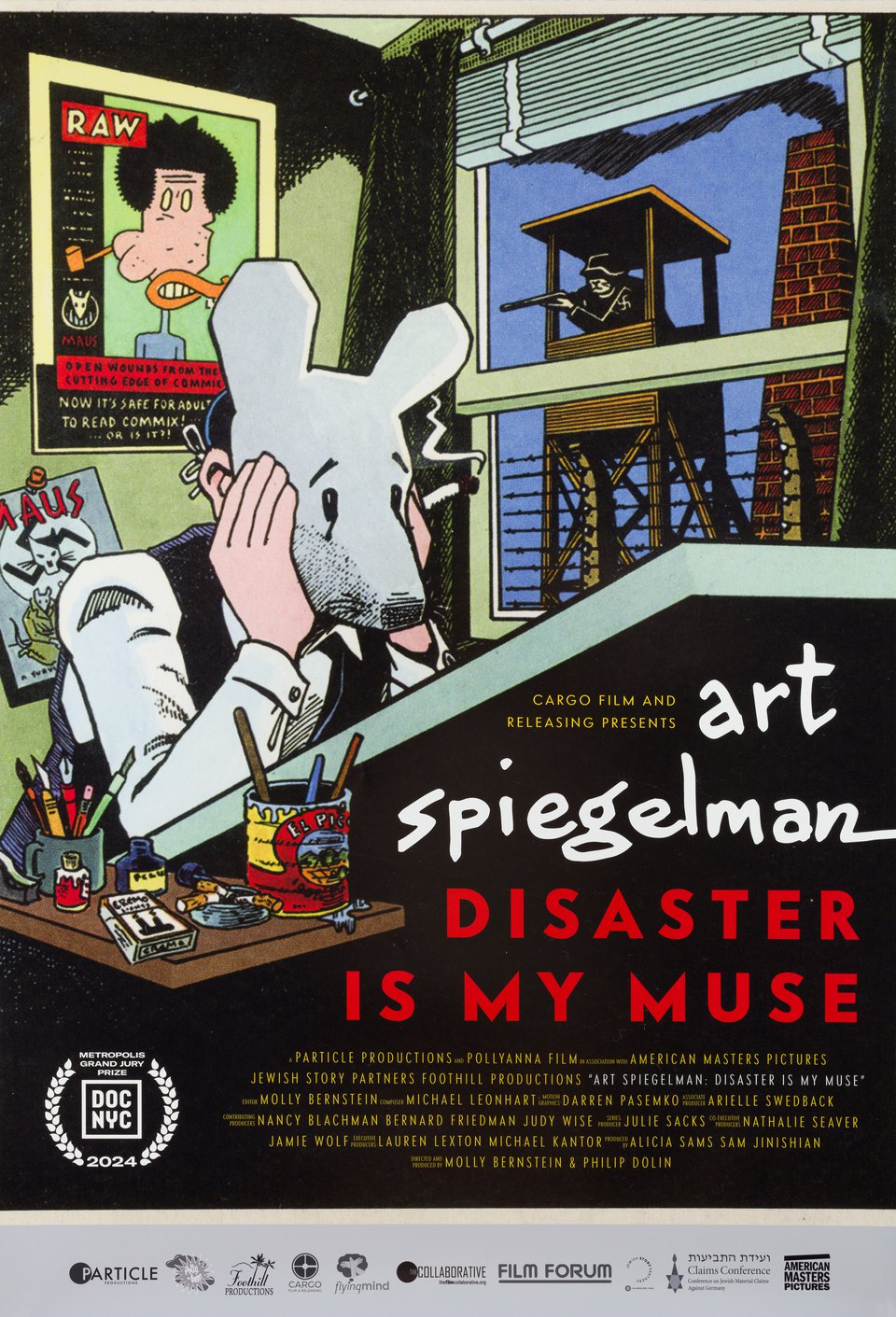 Art Spiegelman: Disaster Is My Muse Original 2024 U.S. One Sheet Movie Poster