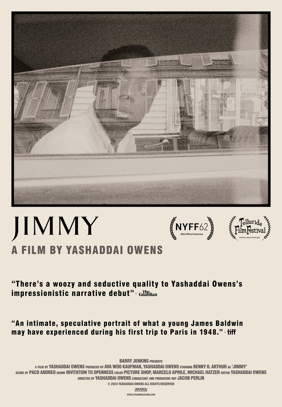 Jimmy Original 2026 U.S. One Sheet Movie Poster Signed by Yashaddai Owens