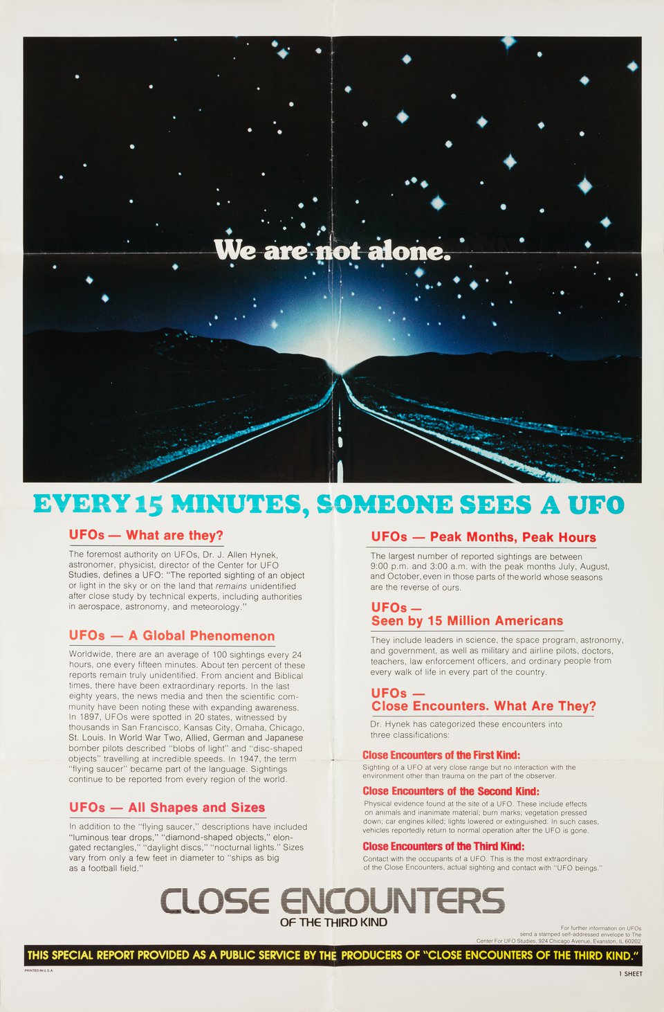 Close Encounters of the Third Kind