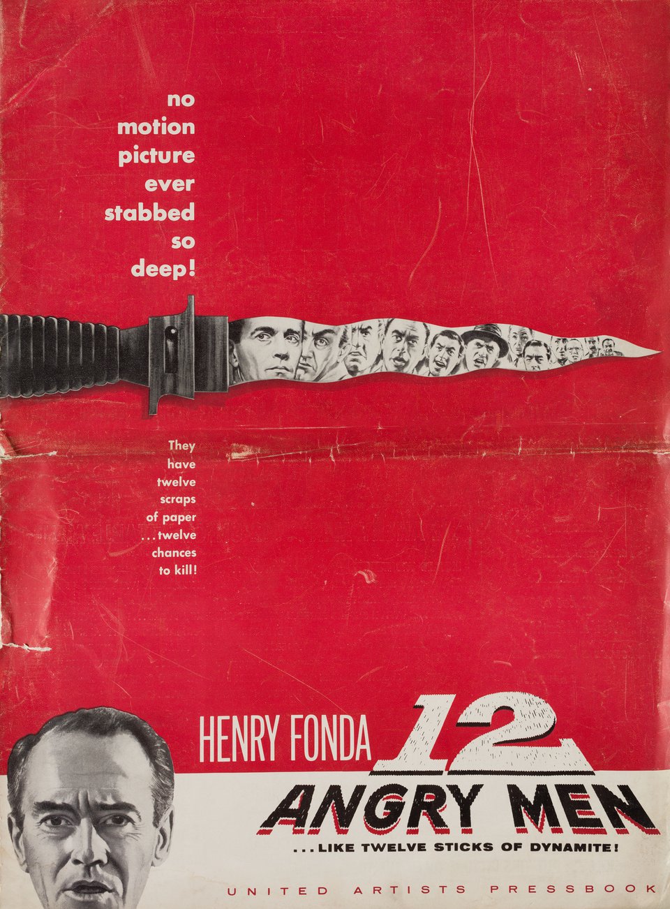 12 Angry Men Original 1957 U.S. Movie Pressbook