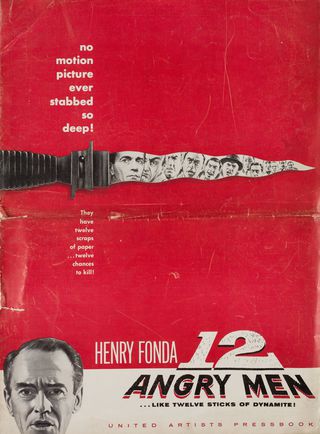 12 Angry Men Original 1957 U.S. Movie Pressbook Alternate Image