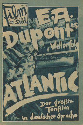 Atlantic (1929) Original Movie Posters - Posteritati Movie Poster