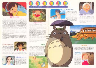 My Neighbor Totoro Original 1988 Japanese Movie Program Alternate Image