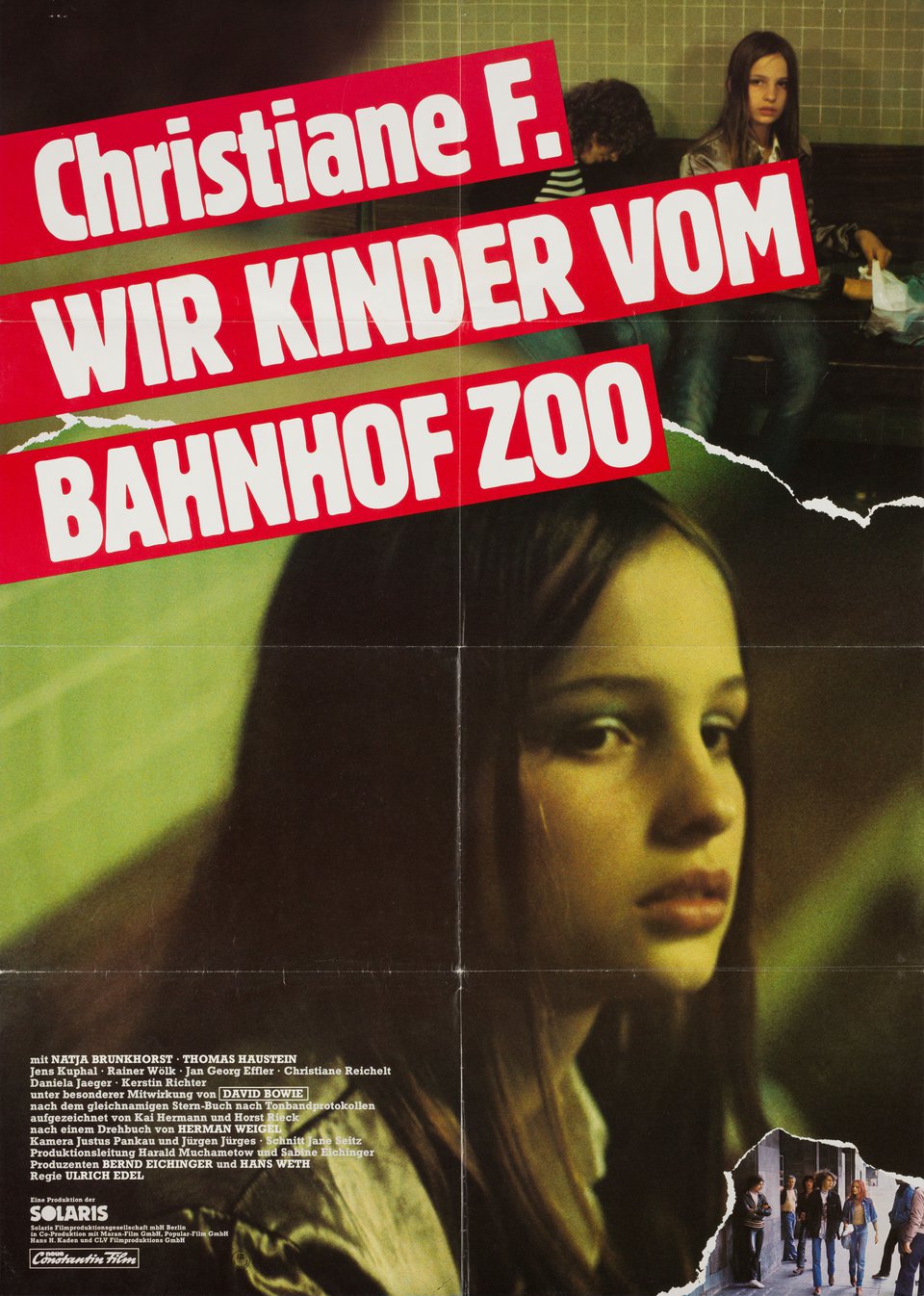 Christiane F. Original 1981 German A1 Movie Poster